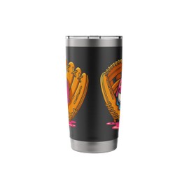 Baseball Ice Cream Dripping Glove Drip Baseball Catcher Kids Stainless Steel Insulated Tumbler