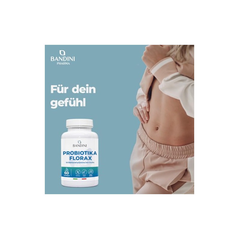 Bandini Florax Probiotics Cultural Complex with 20 Billion CFU /