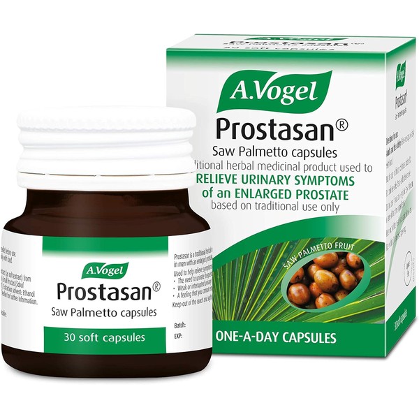 Saw Palmetto Capsules | A.Vogel Prostasan® | Prostate supplement for