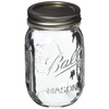 Ball Pint Mason Jar, Regular Mouth, 16 oz (3 Count)