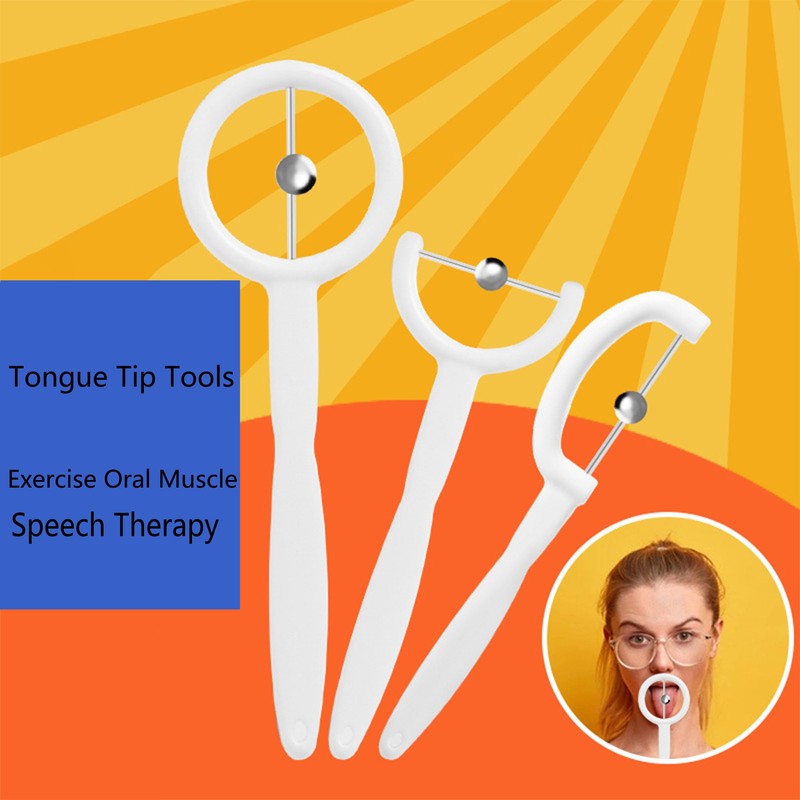 3pcs Kids Tongue Tip Lateralization Elevation Tools Tongue Tip Exercise