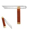 Adjustable Carpentry Square Bevel Gauge T Bevel Blade Ruler with