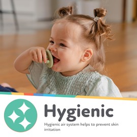 Nuby Nuby Silicone Softees Pacifier and Teethers - (5-Pack) Silicone Baby Pacifiers and Teethers - 0+ Months - Assorted Pastel Colors