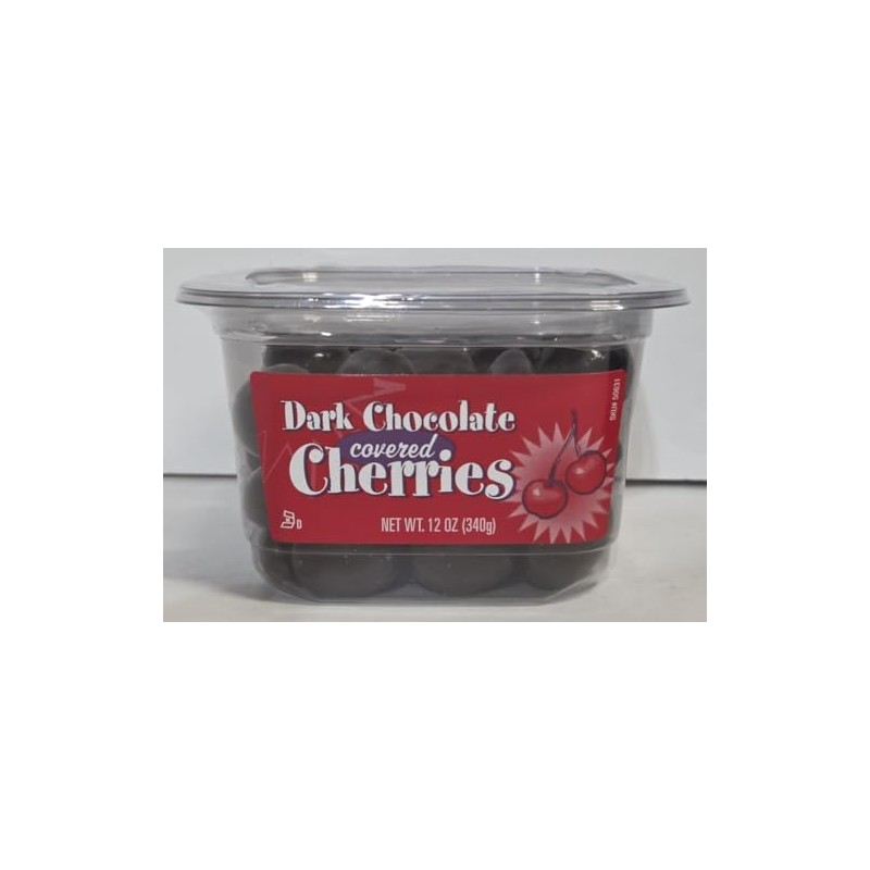 Trader Joe TJ Dark Chocolate covered Cherries 12oz 340g (Single