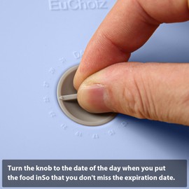 Replacement Lids for Pyrex 7201-PC 4 Cup, Silicone Round Storage Cover Lid for Anchor Hocking Glass Bowl 4 Pack with Date Mark