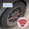 JDMSPEED - Tuercas de aluminio extendidas de 60 mm de