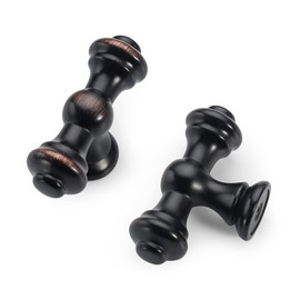 Asidrama 6 Pack Oil Rubbed Bronze Kitchen Cabinet Knobs Dresser Knobs Drawer Knob Cabinet Hardware Zinc Knob for Dresser Drawers