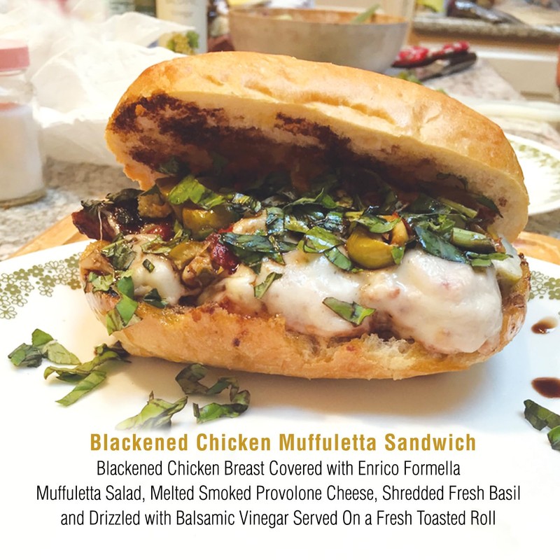 Enrico Formella Mild Muffuletta Salad - Gluten Free Italian Olive