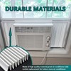 Daisypower Window Air Conditioner Side Panels Curtain Kit with Frame,Window