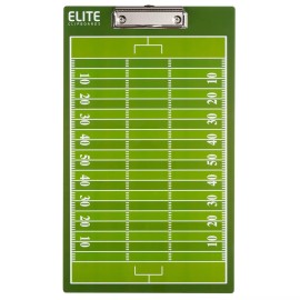 Elite Clipboards Dry Erase Football Coaches Clipboard | Double-Sided Football