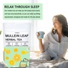 Organic Mullein Leaf Tea Lung Detox Cleanse Tea, 20 Tea