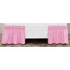 Toodou Queen Pink Bed Skirt – Hotel-Quality Ruffles for Queen