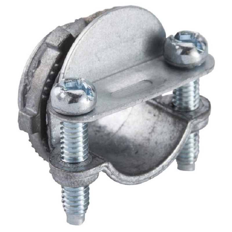 Halex – 3/8 Inch Flexible Metal Conduit (FMC) Clamp Combination