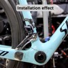 DJC Road Bike Front Derailleur Extender Adapter Converter Shimano R7000
