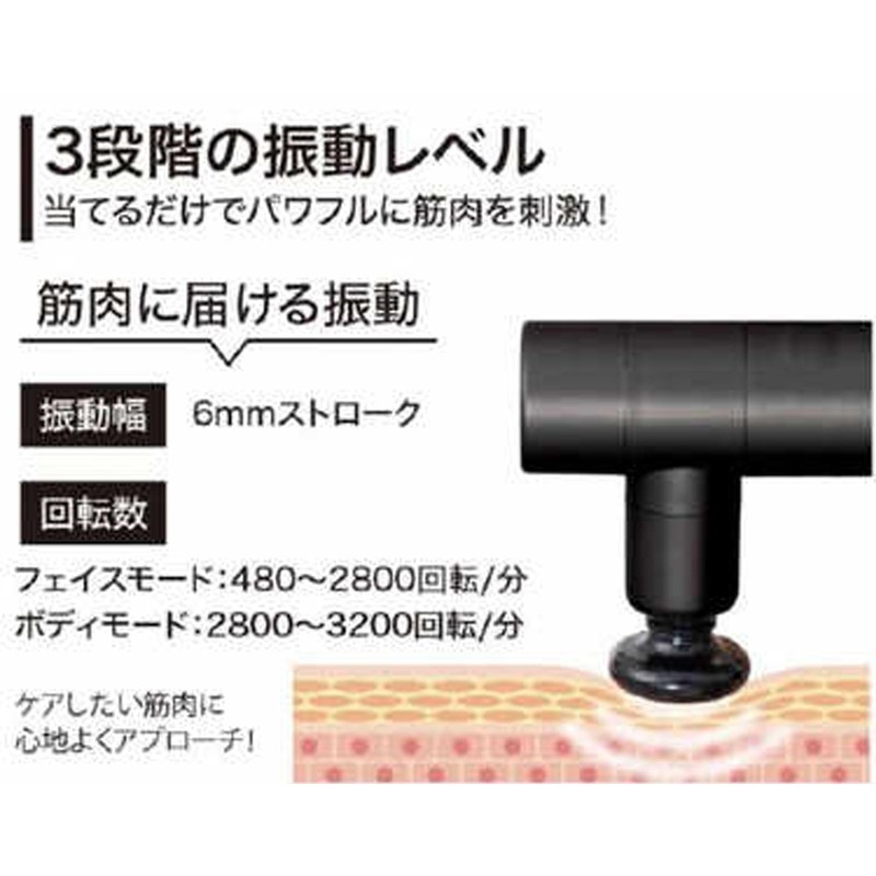 Global Japan Drill Gun, Myofascial Release Gun, Mini, Lightweight, Compact,