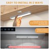 Racokky Under Cabinet Lights with Charging Station, 6 Pcs Rechargeable