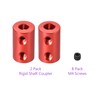 DMiotech 2 Pack 5-6mm Bore L20XD12 Rigid Coupling Shaft Coupling