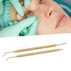2pcs Eyelash Lift Separator Tools Double Headed Stainless Steel Lash