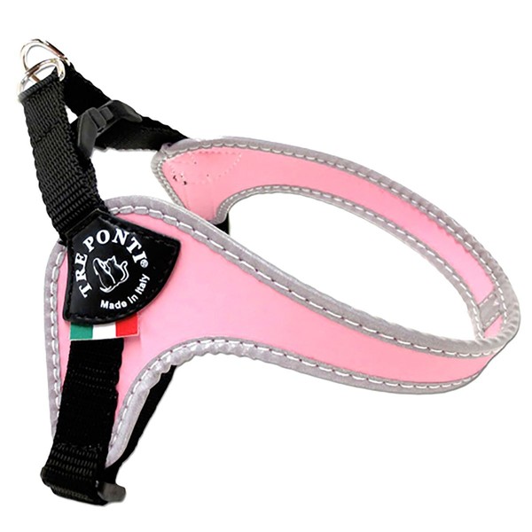 TRE Ponti Fibbia Small Dog Harness with Adjustable Belly Strap