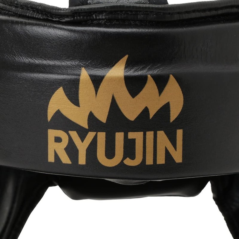 RYUJIN Genuine Leather Full Face Headgear (Velcro Closure) // Boxing