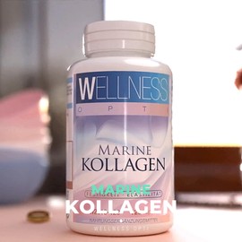 WELLNESS OPTI Marine Collagen - 120 Capsules - Revitalising Capsules for Radiant Skin and Strong Body Structure - Advanced 400 mg Formula for Daily Use