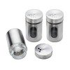 LUTAKU 3 pcs Kitchen Canister Set with Secure Lids &