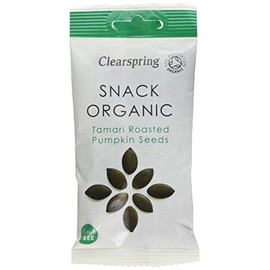 Clearspring Organic Tamari Roasted Pumpkin Seeds, 30g
