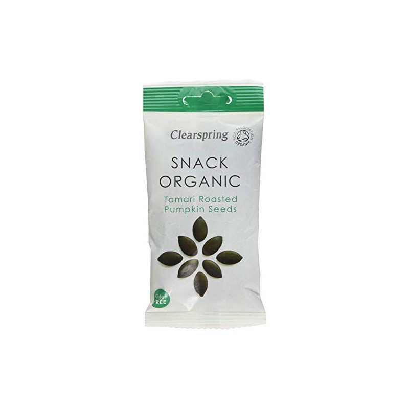 Clearspring Organic Tamari Roasted Pumpkin Seeds, 30g