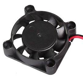 Tooloflife DC Brushless Cooling Fan 40x40x10mm, 24V/12V, 4010, 7CFM, Quiet, Long Life, 2-Pack for 3D Printer, Small Appliances