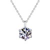 PlumRiver Women's Moissanite Necklace, Accessory, Jewelry, One Piece, Shine Approximately