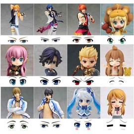 Eyes Stickers, Cute Cartoon Eyes Anime Figurine Dolls Water Stickers, Novelty, for DIY Doll Accessories Scrapbook, Fun Eyeball