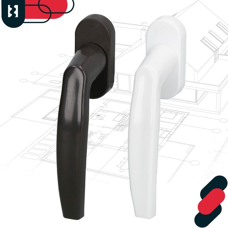 KOTARBAU Set di 5 maniglie per finestra – Maniglia per