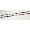 Grand Cherokee 2PCS Door Gloss Black Red Emblems Fit For