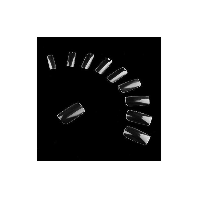 Full Cover Acrylic False Nail Tips, 500PCS Fake Nail Shape