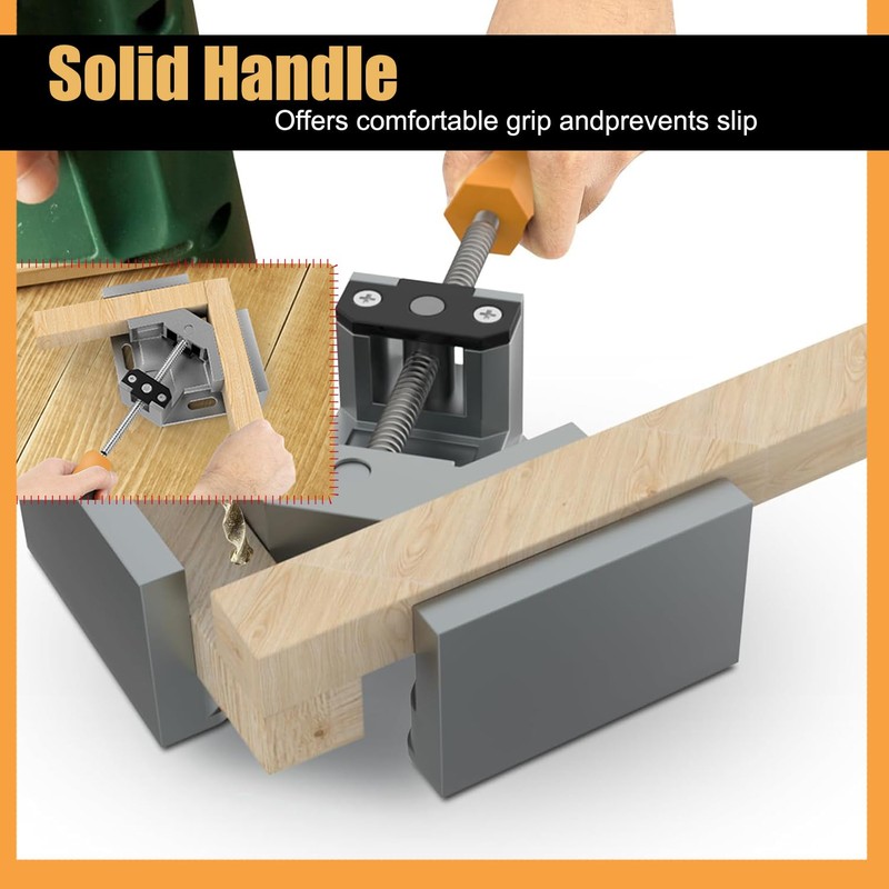 Pack of 2 Angle Tensioners 90 Degrees, Aluminium Alloy Corner