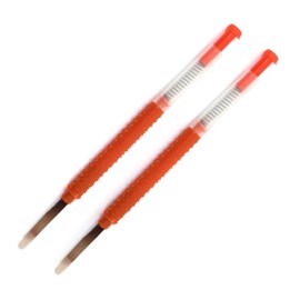 xtradefactory 2 x Beekeeper Larvae for Bee Larvae, 11 cm, Wood/Plastic, Moving Spoon, Queen Bee Breeding, Beekeeper Plugs, Bee Needle