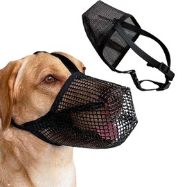 Dog Muzzle for Dogs, Breathable, Mesh, Prevents Waste, Barking Prevention, Prevents Bites, Prevents Furniture Chewing, Prevents Scratches and Licking Prevents Scratches and Licking Prevents Dogs,