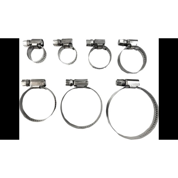 Parts Unlimited 2402-0270 Hose Clamp - Embossed - 20-32mm