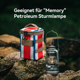 Thous Winds Lantern Storage Bag, Camping Petroleum Lamp Bag for "Memory" Kerosene Lantern, Wear, Tear and Waterproof, with YKK Double Zip (Olive Green)