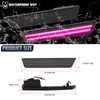 POPMOTORZ 2PCS Rear Fender Pink Purple LED Side Marker Lights