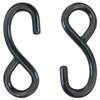 ZZLZX 2PCS Metal S Hooks 25MM/1 inch I.D. 800kg Pull