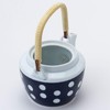 Nishiki Pottery 23186 Arita Ware Soil Bottle, Polka Dot, No.