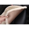 OGLAND Fluffy Fuzzy Sheepskin Car Seat Covers for Universal Soft