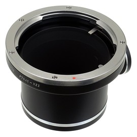 Fotodiox Pro Lens Mount Adapter Compatible with Pentax 645 Lenses on Sony E-Mount Cameras