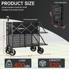 DUHKOI Double Decker Wagon 320L Large Capacity 400LBS Collapsible Sports