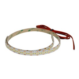LED Tape Light, 12 V, Waterproof, High Density 240 LED/m, 1 Chip, White Base, 23.6 inches (60 cm) (Cable Length 3.3 ft (1 m) Luminous Color: White