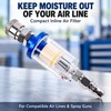 Air Compressor Water Separator Filter for Spray Guns – 1/4-Inch