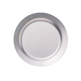 VINTAGEINOX Round Serving Plate, 7.1 inches (180 mm), Made in Japan, Cafe, Restaurant, Dish, Stainless Steel, Aging, Unbreakable, Dishwasher Safe