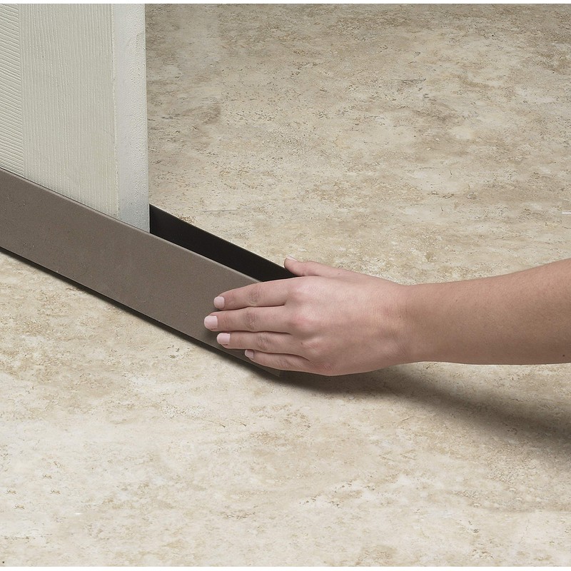 Frost King Thermoplastic Door Bottoms, 1-3/4"x36" Long, Brown, Slide-on Door