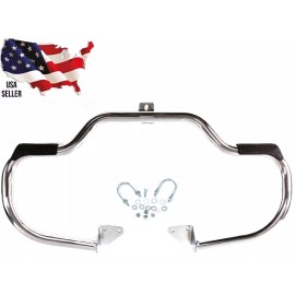 Fits Harley Davidson Dyna Fat Bob Street Low Rider Super Glide HD Chrome Harley 49000077 2006-2017 DYNA Crash Bars Highway Super Wide Glide BAR